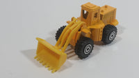 Unknown Brand Tractor Bull Dozer Yellow Plastic and Metal Die Cast Toy Car Construction Equipment Machinery Vehicle