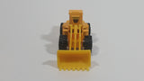 Unknown Brand Tractor Bull Dozer Yellow Plastic and Metal Die Cast Toy Car Construction Equipment Machinery Vehicle