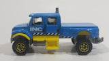 2014 Matchbox MBX Construction International CXT Blue Semi Truck Die Cast Toy Car Vehicle