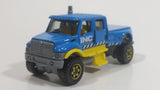 2014 Matchbox MBX Construction International CXT Blue Semi Truck Die Cast Toy Car Vehicle