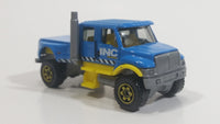 2014 Matchbox MBX Construction International CXT Blue Semi Truck Die Cast Toy Car Vehicle