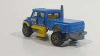 2014 Matchbox MBX Construction International CXT Blue Semi Truck Die Cast Toy Car Vehicle