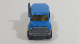 2014 Matchbox MBX Construction International CXT Blue Semi Truck Die Cast Toy Car Vehicle