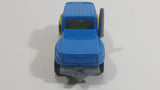 2014 Matchbox MBX Construction International CXT Blue Semi Truck Die Cast Toy Car Vehicle