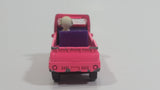 Vintage Aviva 1958, 1966, 1965, 1972 Snoopy Bright Pink Die Cast Toy Car Vehicle Made in Hong Kong Peanuts Comic Strip Cartoon Collectible - Hong Kong