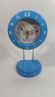 Peanuts Comic Strip Snoopy Cartoon Character Blue Desk Clock Collectible Working