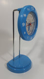 Peanuts Comic Strip Snoopy Cartoon Character Blue Desk Clock Collectible Working
