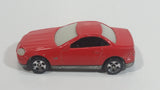 Rare 1997 Hot Wheels Mercedes SLK Red Die Cast Toy Car Vehicle