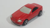 Rare 1997 Hot Wheels Mercedes SLK Red Die Cast Toy Car Vehicle