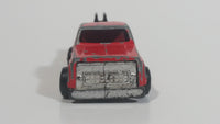 Vintage Buddy L "Metal Made"  Mini Fire Dept. Tow Truck Red Die Cast Toy Car Vehicle