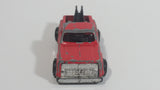 Vintage Buddy L "Metal Made"  Mini Fire Dept. Tow Truck Red Die Cast Toy Car Vehicle