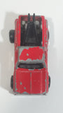 Vintage Buddy L "Metal Made"  Mini Fire Dept. Tow Truck Red Die Cast Toy Car Vehicle