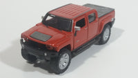 HTF Maisto Hummer H3T Copper Orange 1/47 Scale Die Cast Toy Car Vehicle with Opening Doors