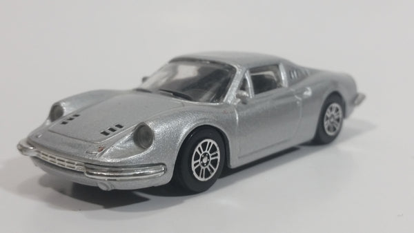 Burago Dino 246 GT Silver Grey 1/43 Scale Die Cast Toy Car Vehicle