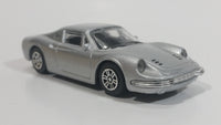 Burago Dino 246 GT Silver Grey 1/43 Scale Die Cast Toy Car Vehicle