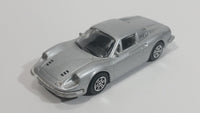 Burago Dino 246 GT Silver Grey 1/43 Scale Die Cast Toy Car Vehicle