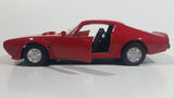 1999 New Ray 1973 Pontiac Fire Bird Red Pullback Motorized Friction Die Cast Toy Car Vehicle with Opening Doors