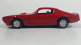 1999 New Ray 1973 Pontiac Fire Bird Red Pullback Motorized Friction Die Cast Toy Car Vehicle with Opening Doors