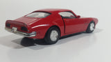 1999 New Ray 1973 Pontiac Fire Bird Red Pullback Motorized Friction Die Cast Toy Car Vehicle with Opening Doors