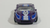 2001 Hot Wheels Ford GT - 40 #78 Purple Die Cast Toy Race Car Vehicle