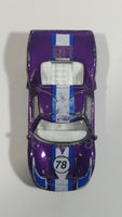 2001 Hot Wheels Ford GT - 40 #78 Purple Die Cast Toy Race Car Vehicle