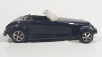 Maisto 2001 Chrysler Prowler Convertible Dark Midnight Black Blue Die Cast Toy Car Vehicle