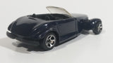 Maisto 2001 Chrysler Prowler Convertible Dark Midnight Black Blue Die Cast Toy Car Vehicle