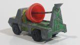 Vintage PlayArt Cement Mixer Green and Orange Die Cast Toy Car Construction Building Equipment Vehicle - Missing half the Barrel - Hong Kong