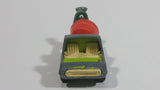Vintage PlayArt Cement Mixer Green and Orange Die Cast Toy Car Construction Building Equipment Vehicle - Missing half the Barrel - Hong Kong