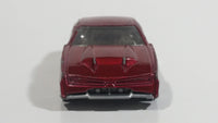 2010 Hot Wheels V-Drop Rapid Transit Metallic Dark Red Die Cast Toy Car Vehicle