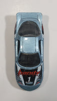 2002 Hot Wheels Pontiac IROC Firebird Silver Blue Die Cast Toy Race Car Vehicle