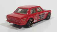 2012 Hot Wheels Faster Than Ever Datsun Bluebird 510 Red #32 Die Cast Toy Race Car Vehicle