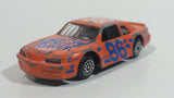 Vintage Zee Toys Dyna Wheels Ford Thundebird Stock Car #86 Tech Power D101 Orange Die Cast Toy Race Car Vehicle