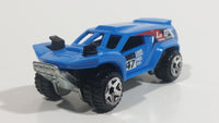 2014 Hot Wheels Off-Road Off Track Dune Land Crusher Blue Die Cast Plastic Toy Car Vehicle