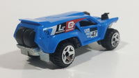 2014 Hot Wheels Off-Road Off Track Dune Land Crusher Blue Die Cast Plastic Toy Car Vehicle