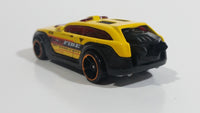 2014 Hot Wheels City Rescue HW Pursuit Yellow Die Cast Fire Rescue Toy Car Vehicle