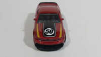 2014 Hot Wheels HW City Mustang 50th Mustang Boss 302 Laguna Seca Metalflake Red Die Cast Toy Car Vehicle