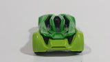 2013 Hot Wheels Track Aces Split Vision Green and Lime Green #02 Die Cast Plastic Body Toy Race Car Vehicle