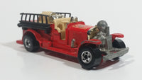 1982 Hot Wheels Old Number 5 Fire Truck Red Die Cast Toy Firefighting Rescue Emergency Vehicle