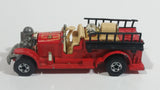 1982 Hot Wheels Old Number 5 Fire Truck Red Die Cast Toy Firefighting Rescue Emergency Vehicle