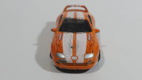 Motor Max Toyota Supra Orange and White No. 6012 Die Cast Toy Car Vehicle