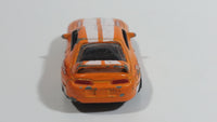 Motor Max Toyota Supra Orange and White No. 6012 Die Cast Toy Car Vehicle