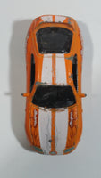 Motor Max Toyota Supra Orange and White No. 6012 Die Cast Toy Car Vehicle