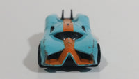 2008 Hot Wheels Prototype H-24 Light Blue Die Cast Toy Car Vehicle