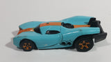 2008 Hot Wheels Prototype H-24 Light Blue Die Cast Toy Car Vehicle