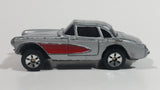 Maisto '57 Chevrolet Corvette Silver Grey With Red Stripe Die Cast Toy Car Vehicle