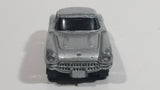 Maisto '57 Chevrolet Corvette Silver Grey With Red Stripe Die Cast Toy Car Vehicle