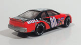 Unknown Brand #88 NASCAR "Super Racing" "BULL" "Power Team" Neon Orange and Black Die Cast Toy Race Car Vehicle