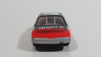 Unknown Brand #88 NASCAR "Super Racing" "BULL" "Power Team" Neon Orange and Black Die Cast Toy Race Car Vehicle