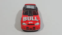 Unknown Brand #88 NASCAR "Super Racing" "BULL" "Power Team" Neon Orange and Black Die Cast Toy Race Car Vehicle